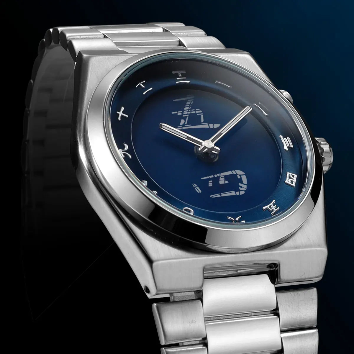FORM 00¥ Watch | Analog-Digital Blue Dial | CHRONOFORM