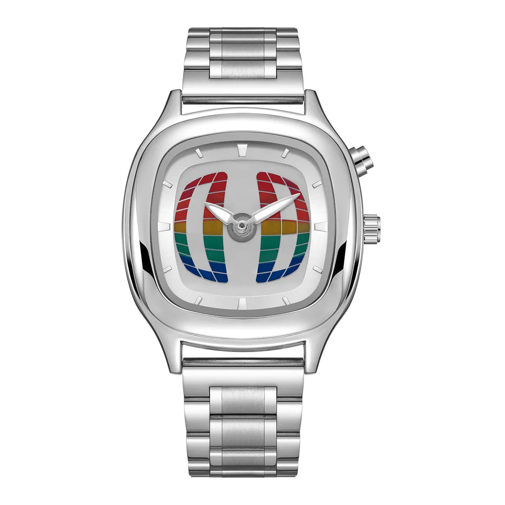 FORM 404 by CHRONOFORM — oversized alloy case with numberless dial and dual display