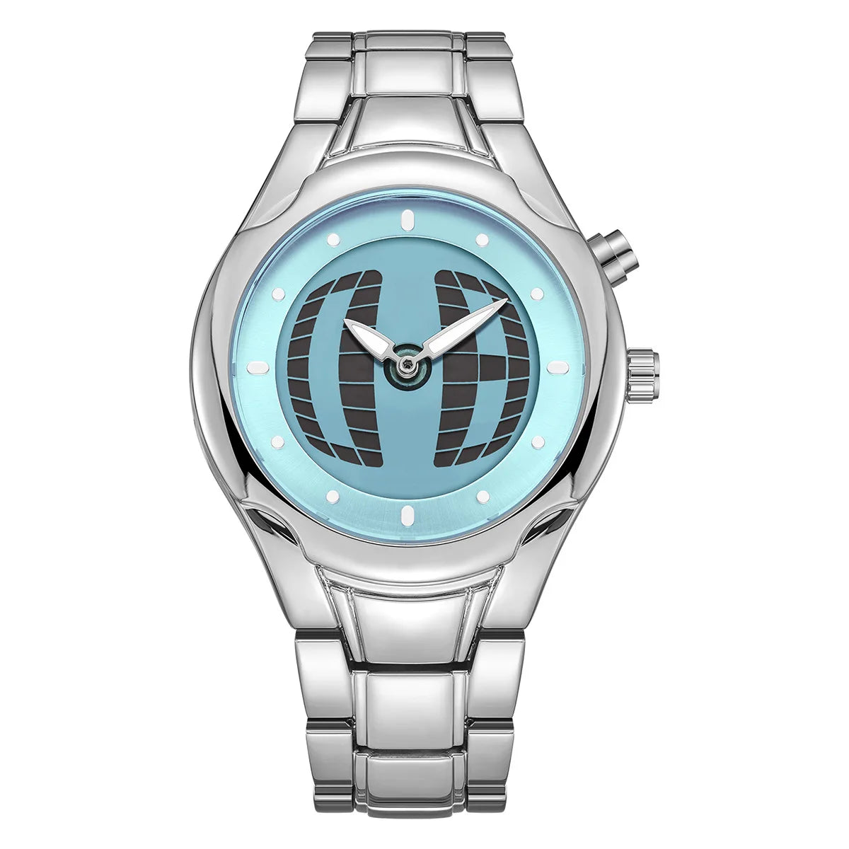 FORM 404 by CHRONOFORM — oversized alloy case with numberless dial and dual display