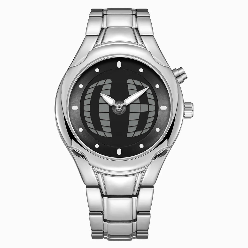 FORM 404 by CHRONOFORM — oversized alloy case with numberless dial and dual display